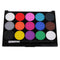 2Pc Make Up Face Paint 15 Colors Palette Halloween Fancy Body Face Paint Kit