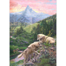 5D Diamond Painting DIY Drawing Full Round Drill Wolf World Kit Ornaments