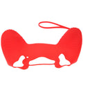 Anti-slip Grip Handle Cover Lanyard 2 Thumbstick Caps for Sony PS4 (Red)