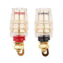 2 Pcs Mini Amplifier Speaker Terminal Binding Post Banana Plug Connector