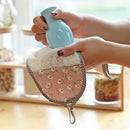 4pcs Bathroom Kitchen Hanging Hand Towel Dish Washing Towels Dishcloth YZP