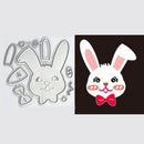 DIY Card Paper Making Craft Cute Rabbit Metal Cutting Dies for Scrapbooking