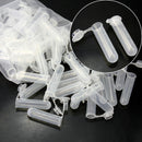 50 Pcs New 5ml Plastic Clear Empty Tube Sample Storage Container Crafts Beads