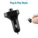 Wireless Bluetooth In-Car FM Transmitter MP3 Radio Adapter 2 USB Charger L0Z1 W2