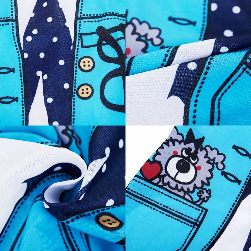 Puppy Dog Costume T-shirt Summer Round Neck Tops Tee Playsuit Dog Clothes ApH5H3