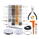 24 Grids Metal Lobster Clasps Hooks DIY Making Jewelry Findings Set Metal Jump
