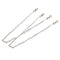 75cm Unisex Fashion Rock Punk Style Jeans Metal Pants  Hip-hop Key Chain Sil- Kw