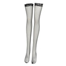 Elegant Womens Gilrs Lace Top Sexy Fishnet Thigh High Stockings
