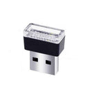 6pcs MiniÂ USBÂ LED Car Ambient Light Auto InteriorÂ Lighting Decorative Lamp