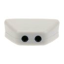 3.5mm Jack Microphone Earphone to 2.5mm Audio Adapter for Xbox 360(White)