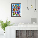 5D DIY Full Drill Diamond Painting Hot Air Balloon Cross Stitch Embroidery A