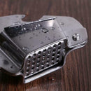 2 in 1 Kitchen Stainless Steel Garlic Press Crusher Ginger Squeezer Masher