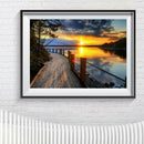 5D DIY Full Drill Diamond Painting Scenery Cross Stitch Mosaic Craft Kits