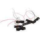 6Pcs Wired Connector 1.5V AAA Battery Holder Plastic Case Storage Box black V8I7