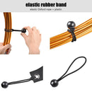 5pcs Heavy Duty Tarp Clips Thumb Screw Tent Clamps with 5 Ball Bungee Cords