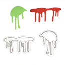 2pcs Drops of Blood Metal Cutting Dies Stencil Embossing Scrapbook Craft A