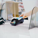 Sneeze Guard - Acrylic Plastic Divider Barrier for Nail Salon, CHECKOUT COUN Hn