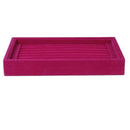 Display box of jewelry rings cufflinks storage box Organizer without lid -
