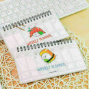 Cartoon Creative Portable Notebook/Diary Agenda/Pocket Book/Office V2E8 S5M L2H7