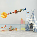 Solar System Planets Wall Stickers for Kids Room Living Room Home DecorationFT