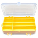 Double Side Fishing Lure Box Bait Case Organizer Lure Fishing Tool (White)