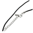 50 x Chains Buckle Necklace Rope Collar Rubber Cord 1.5 mm TOP