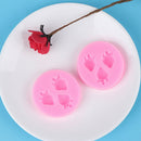Three Holes Strawberry Silicone Mold Cake Decorating  Tools Chocolate Mould ME
