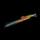 3pcs/lot Fishing Soft Shrimp Prawn Worm Bait Lure Saltwater Squid Night Glow 3c