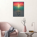 5D DIY Full Drill Diamond Painting Sunset Cross Stitch Embroidery Mosaic