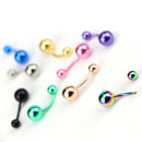 9x/Bag Ball Belly Button Bar Navel Ring Barbell Body Piercing Women Jewe JR