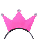 5pcs LED Flashing Diadem Crown hair band Christmas Birthday Party Prince Pr