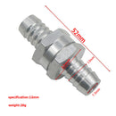 Aluminium Alloy Fuel Non Return Check Valve One Way Air Compressor (16mm) A