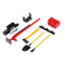1/10 RC Car Parts Tow Hook Chain Bracket w/ Scoop Spade for Axial SCX10 D110