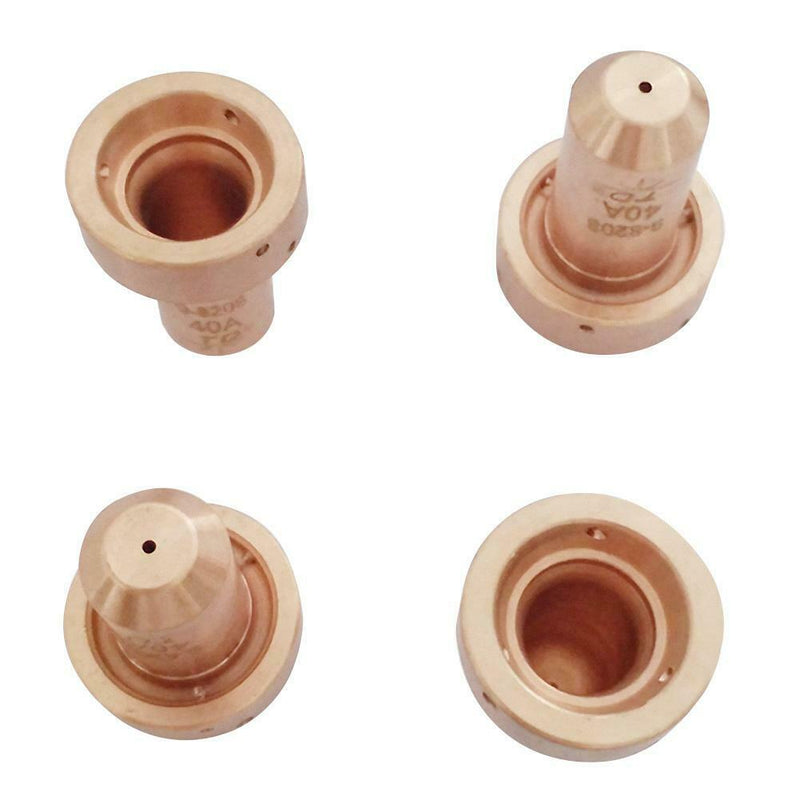 5pcs/set SL60/100 Copper Tellurium Plasma Cutting Cutter Tip Nozzles 9-8212