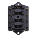Car Accessory Waterproof Vehicle Truck Boat 4 Way Blade Fuse Box Holder +4X Fuse