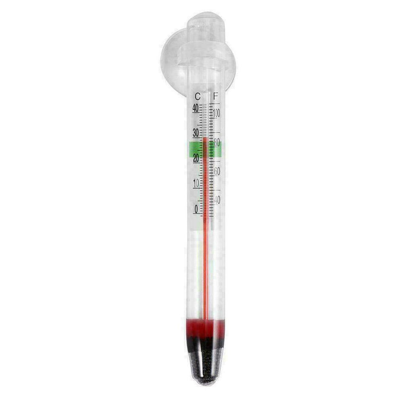 Fish Tank Aquarium Reptile Box Aquarium Glass Thermometer Accessory Quality N1W0