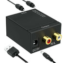 Digital Signal to Analog Audio Converter Coaxial Decoder+USB Cable
