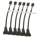6x USB 3.0 20-pin To USB 2.0 Motherboard 9pin Internal Cable Adapter Connector