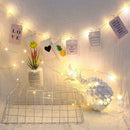 USB LED Clip Lamp String Copper Wire for Party Wedding Xmas Photo Card (2m)