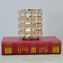 Decorative Crystal Jar Bottle For Dresser Rock Crystal Pen Container Orname
