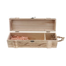 2pcs Retro Wood Single Wine Box Storage Packaging