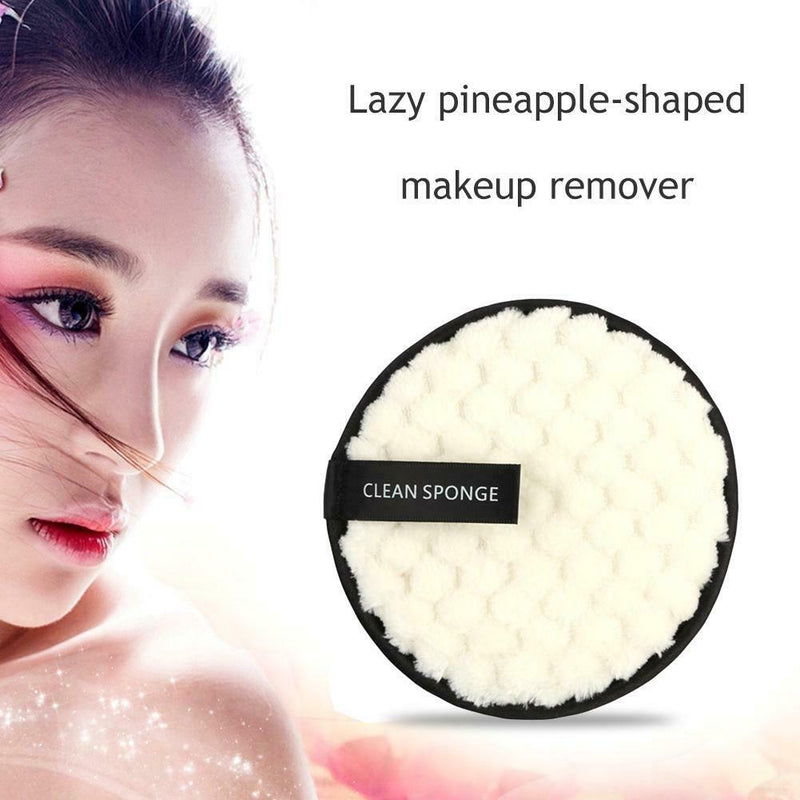 3pcs Cosmetic Puff Set Microfiber Cloth Pad Remover Cleansing Face Care