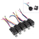Waterproof Automotive Relay 12V 5Pin 40A Car Relay 12V 5Pin With Relay Socket 3C