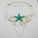 Beach Style Bohemia Wedding Flower Head Wreath for Party Mermaid Sea Star S