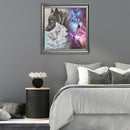 5D DIY Full Drill Diamond Painting Wolves Embroidery Mosaic Kit Home Decor