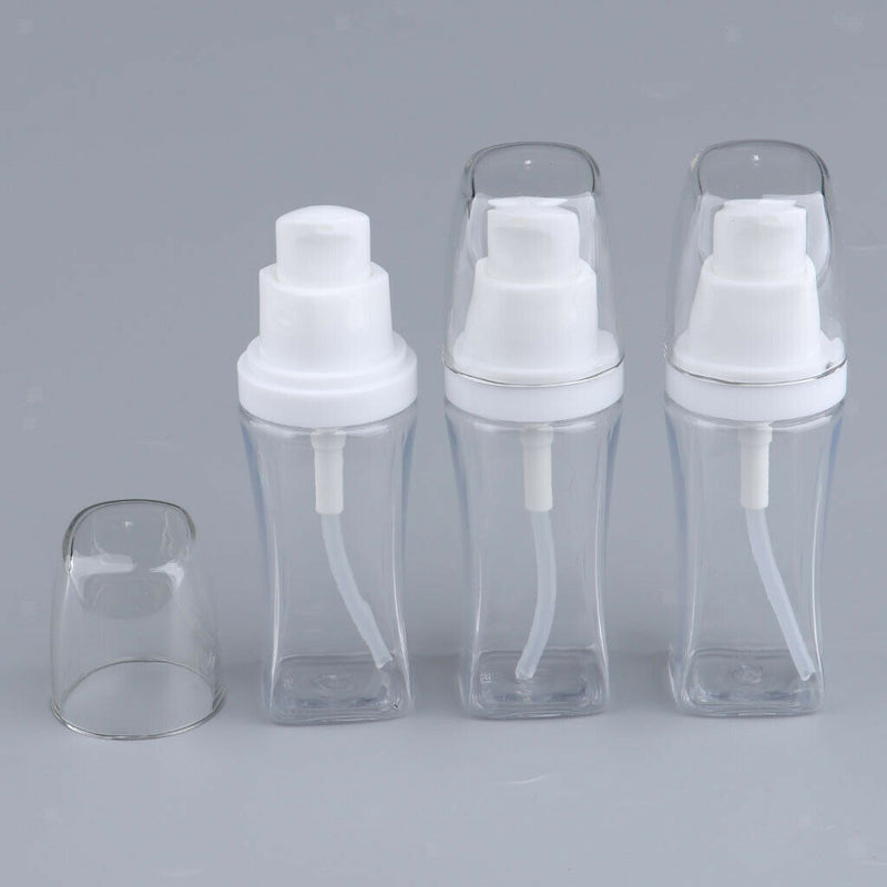 3pcs 40ml /1.35oz Pump Bottle Easy to Carry Lotion Bottles For Travel,Makeup
