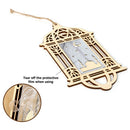 Ramadan Wooden Eid Mubarak Decor for Home Muslim Pendant Festival Party Supplies