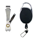 Retractable Recoil Keyring Key Chain Pull Retractor Card Holder Belt Cl LLW