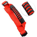 2Pc for Jeep Wrangler Red Unlimited Roll Grab Handles Grip Holder Handle