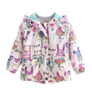 Spring&Autumn girls jackets casual hooded outerwear for girls fashion Hand  Q6C5